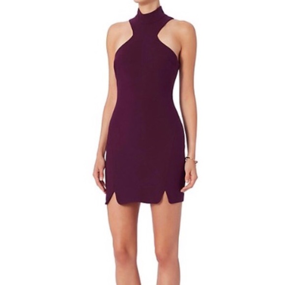 Dresses & Skirts - Never worn dark purple dress from intermix.